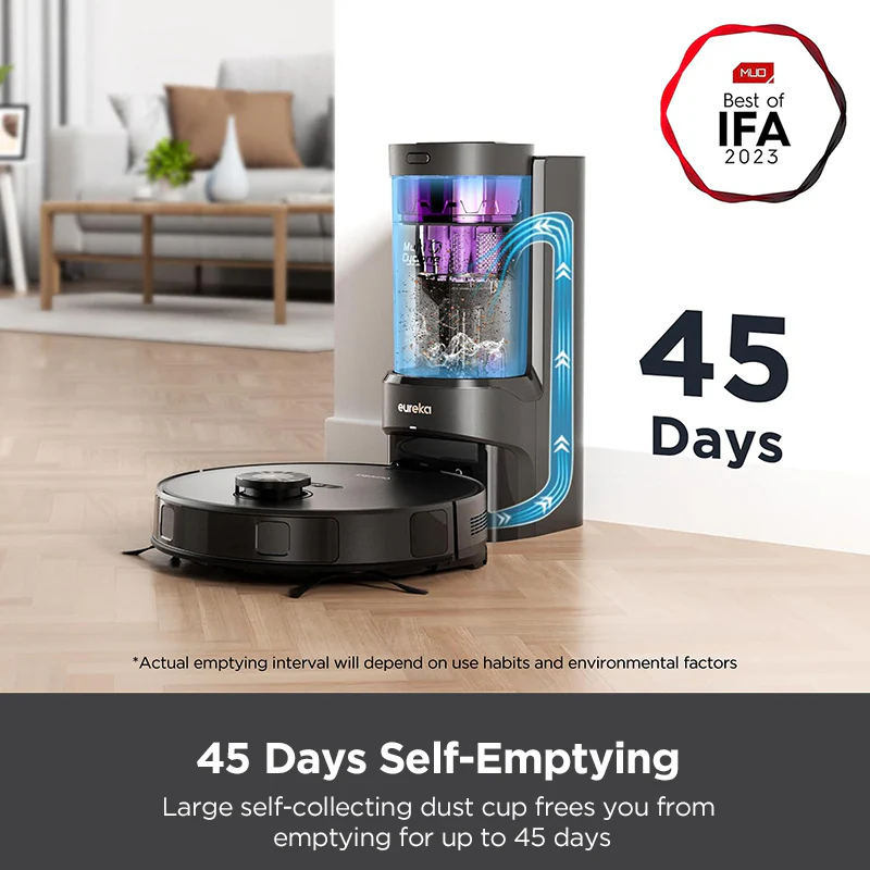Eureka Bagless Robot Vacuum, NER E10s 3 Eureka Bagless Robot Vacuum, NER E10s
