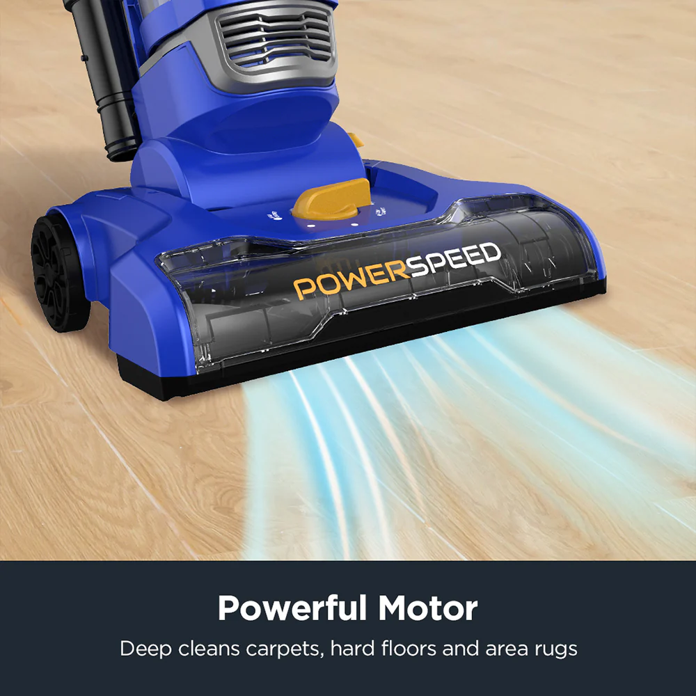 Eureka NEU182A PowerSpeed Bagless Upright Vacuum Cleaner, Lite, Blue