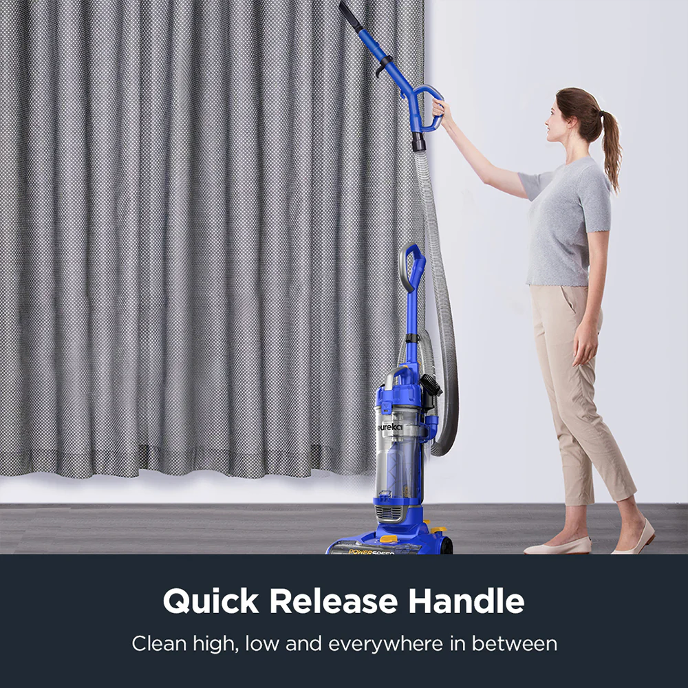 Eureka NEU182A PowerSpeed Bagless Upright Vacuum Cleaner, Lite, Blue
