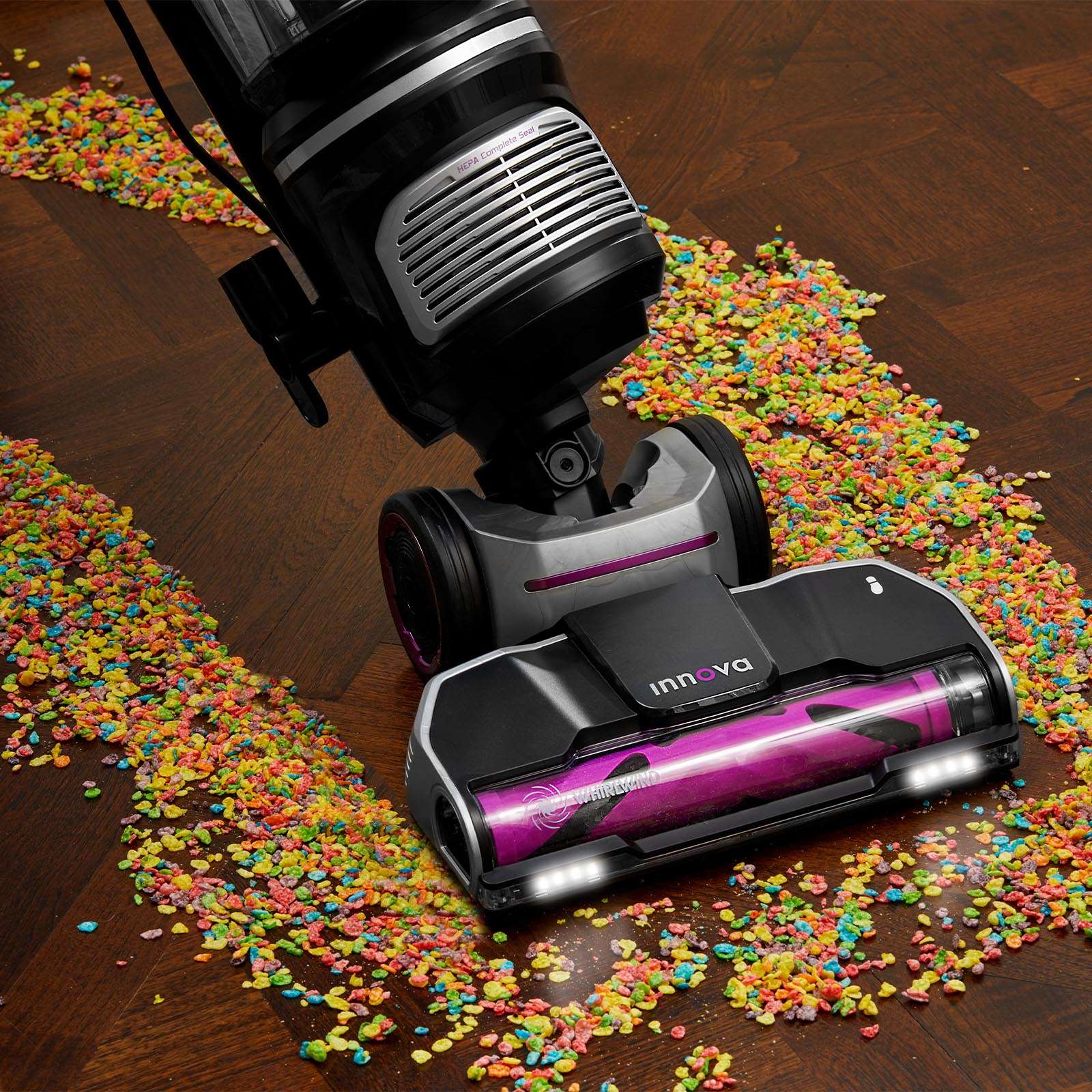 Innova Upright NEU700– Deep-Clean Upright Vacuum with Hair Eliminator Brush