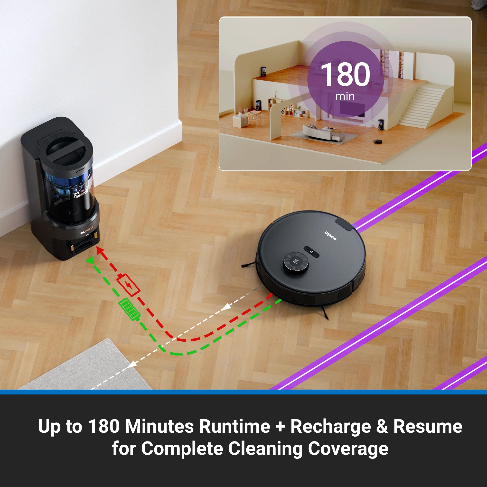 Eureka Bagless Robot Vacuum, NERE10SW 7 Eureka Bagless Robot Vacuum, NERE10SW